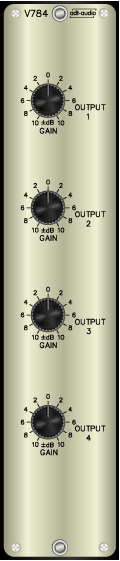 Distribution Amplifier with 4 Outputs