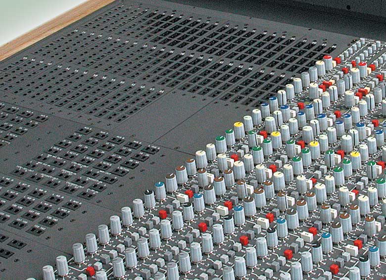 Patch Bay of Mixing Console 5MT