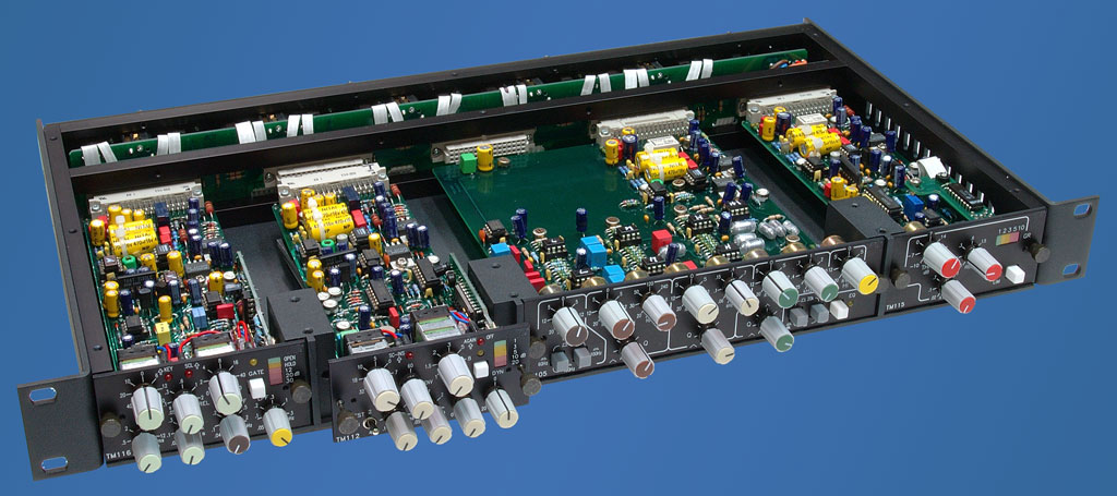 ToolMod 1U high Frame open, with Modules