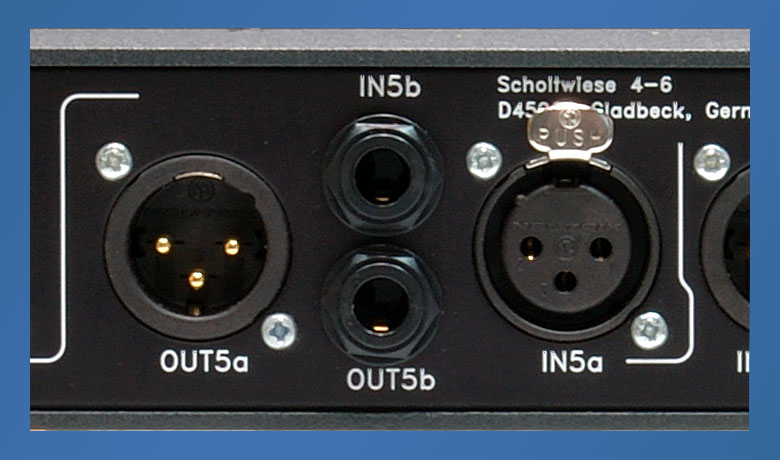 Audio Connectors in 1U high ToolMod Frames