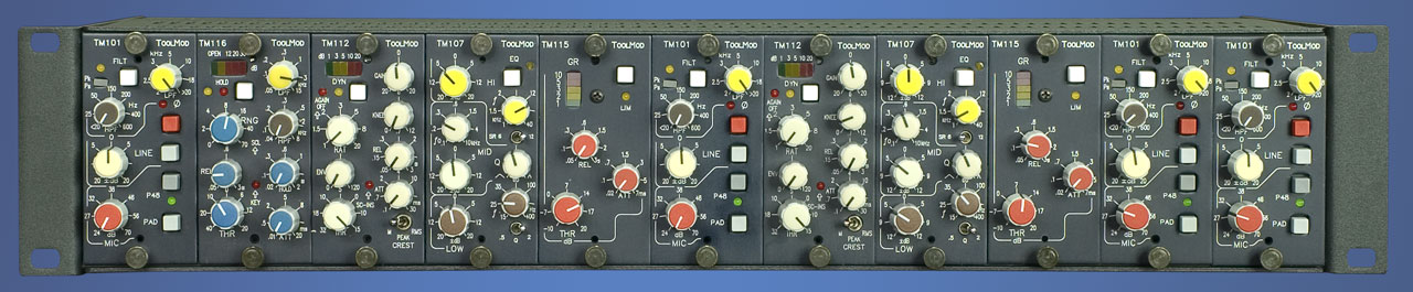 2U high Frame with Channel Strip Modules