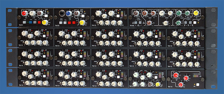 ToolMod Quad Stack with 4 1U high Frames