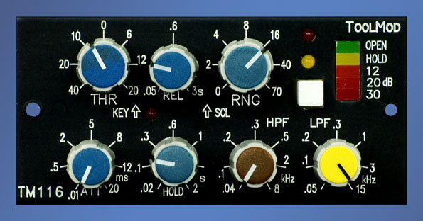 Noise Gate with Side-Chain Filters TM116