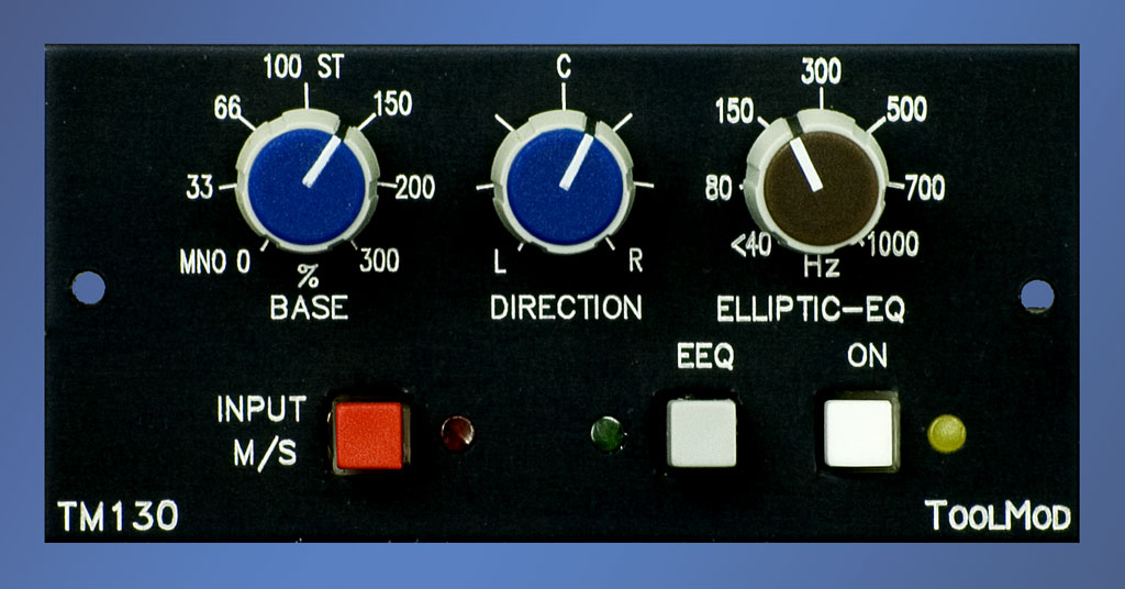 M/S Matrix and Stereo Direction Mixer with elliptic Equalizer, horizontal Version