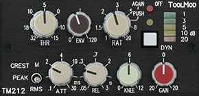 Stereo Compressor with special Functions TM212