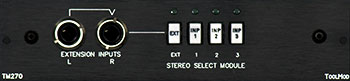 balanced Stereo Select Module with 4 Inputs TM270