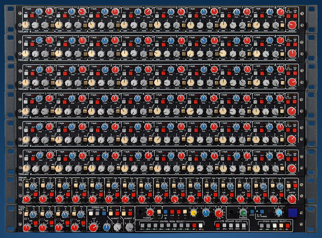analoge Summing rig with 64 Inputs