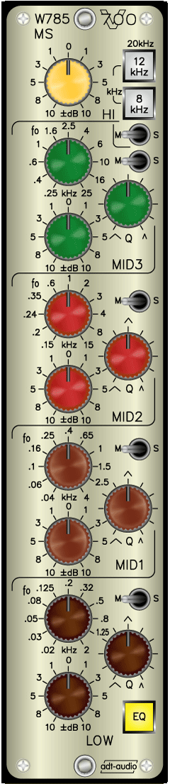 M/S Equalizer for the Extension of the W731 M/S Matrix