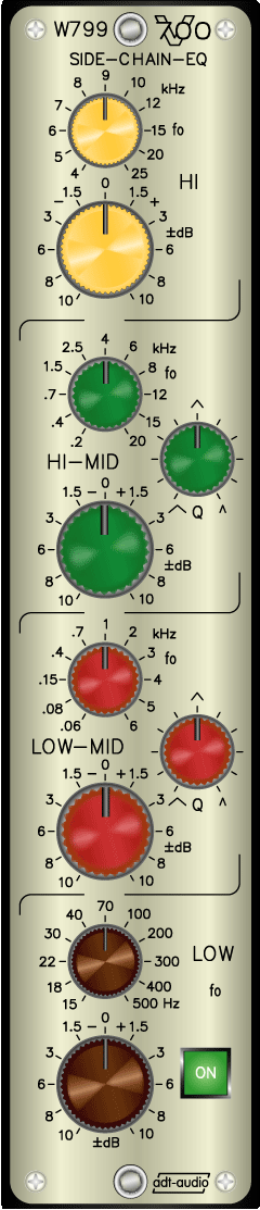 Stereo Side Chain Equalizer