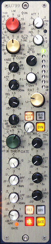 Dynamics Module U799 with Compressor, Limiter and Noise-Gate