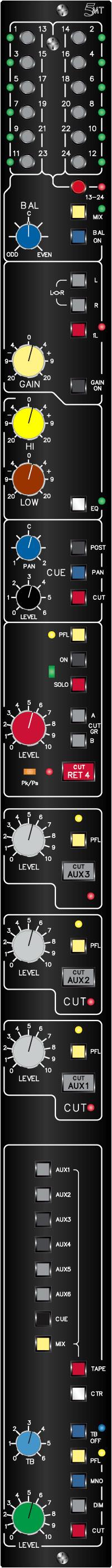 Stereo Effect Return in Master Section E2