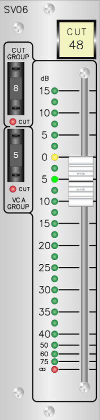 VCA Reglermodul mit Ledkette