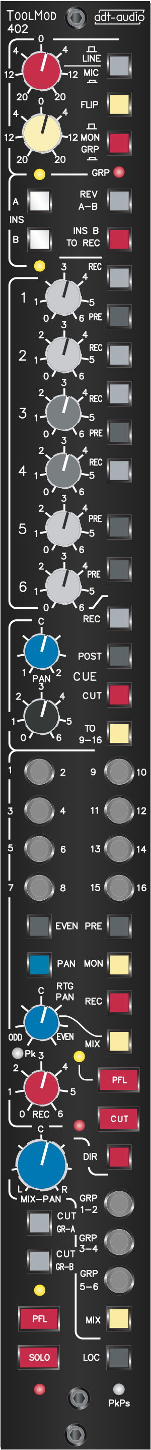 Mono Inline Module Face-Plate