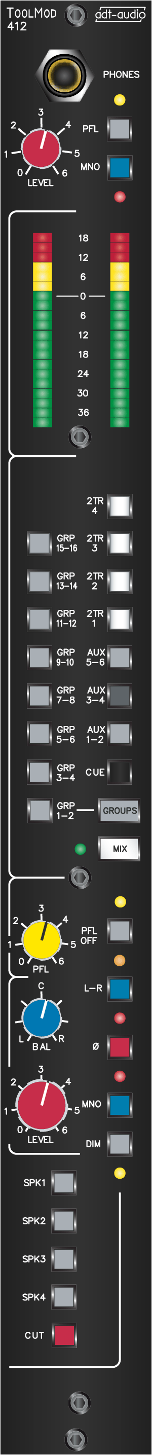 Control Room Monitor Module Face-Plate