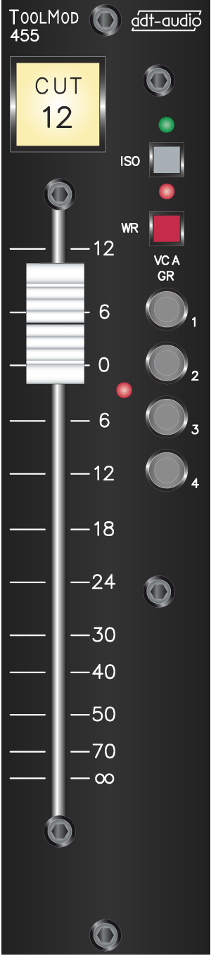 VCA Fader Module Face-Plate