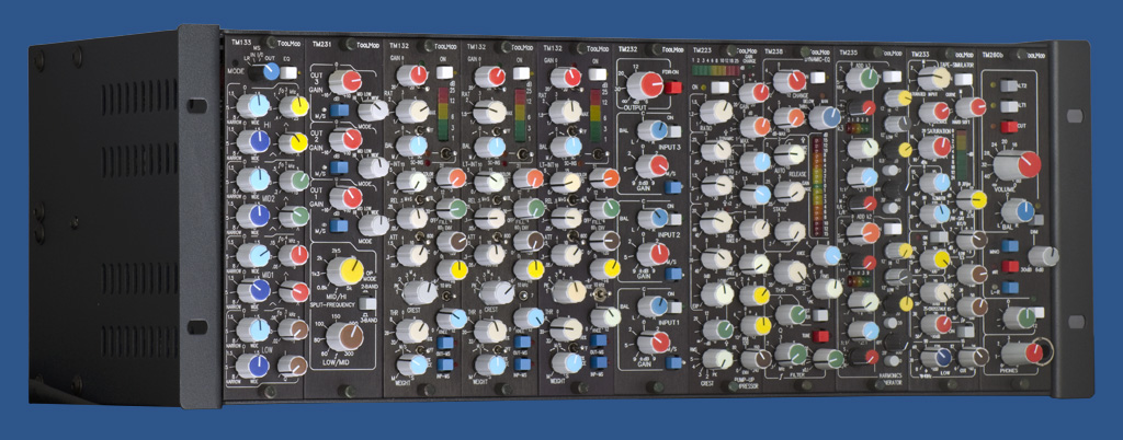 4U high ToolMod Frame with Modules for Stereo Mastering