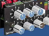 knurled Screws in 2U Module