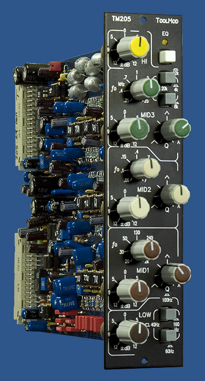 ToolMod vertical 4U Modules, Side View