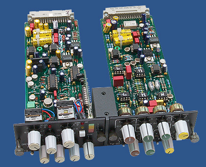 Two 2U modules, coupled by a spacer