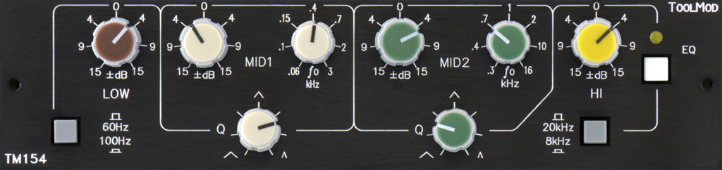 4-Band Equalizer, vertical Version