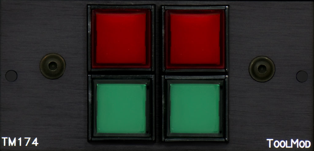 4 Switches, horizontal Version