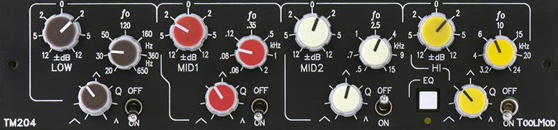 4-Band Stereo Mastering Equalizer