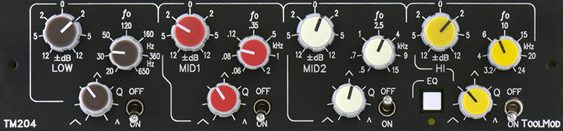 4-Band Stereo Mastering Equalizer