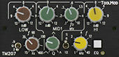 Stereo 3-Band-EQ with 12 dB Range TM207-12