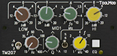 3-Band Stereo EQ with 20 dB Range