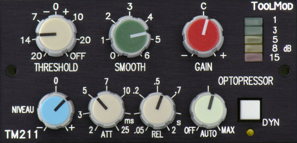 Stereo Opto Compressor, horizontal Version