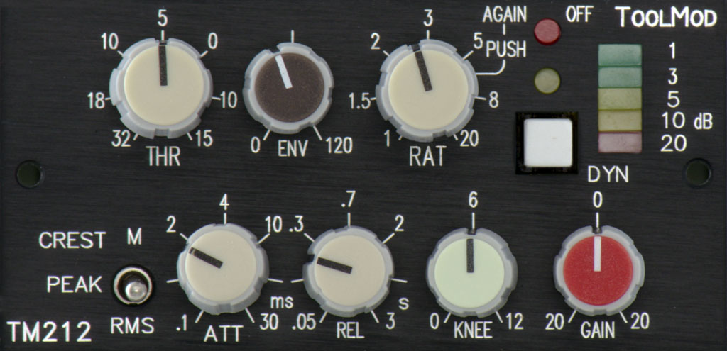 Stereo Compressor TM212, horizontal Version