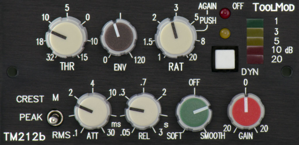 Stereo VCA Compressor, horizontal Version