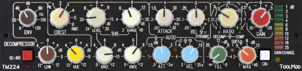 Stereo DeCompressor, horizontal Version