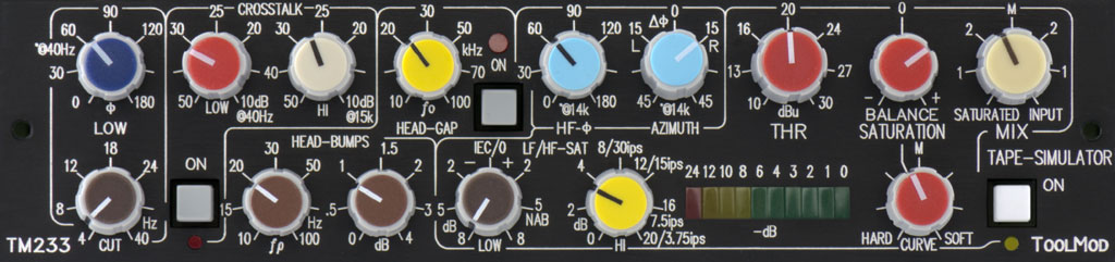 Stereo Tape Simulator, horizontal Version