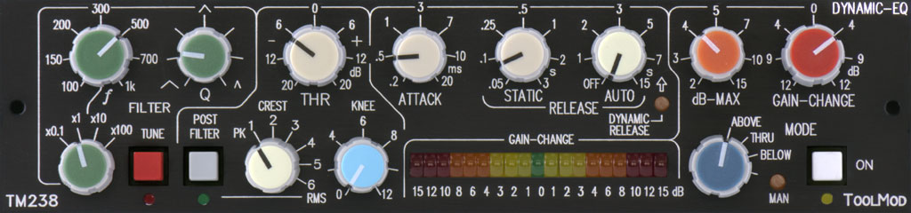 Dynamic Equalizer, horizontal Version