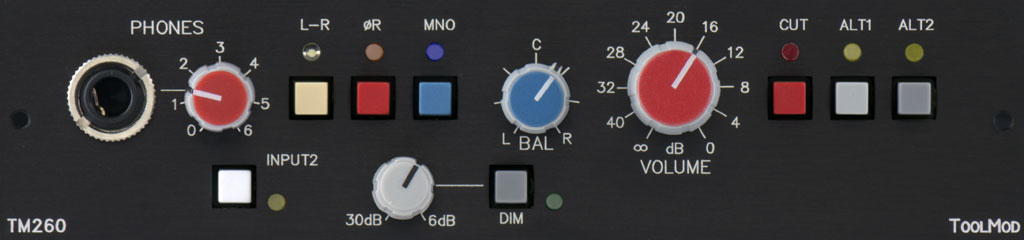 Stereo Control Room Monitor Module, horizontal Version