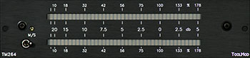 Stereo LED VU-Meter with L/R - M/S Inputs TM264MS