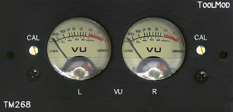 Dual VU Meter, 2U Format
