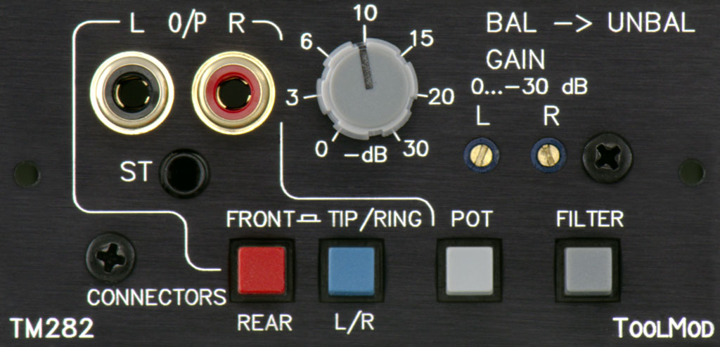 Stereo Unbalancing Amplifier, horizontal Version