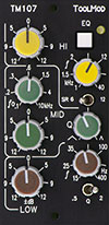 3-Band EQ with 12 dB Range TM107-12 vertical Version