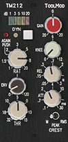 Stereo Compressor TM212, vertical Version