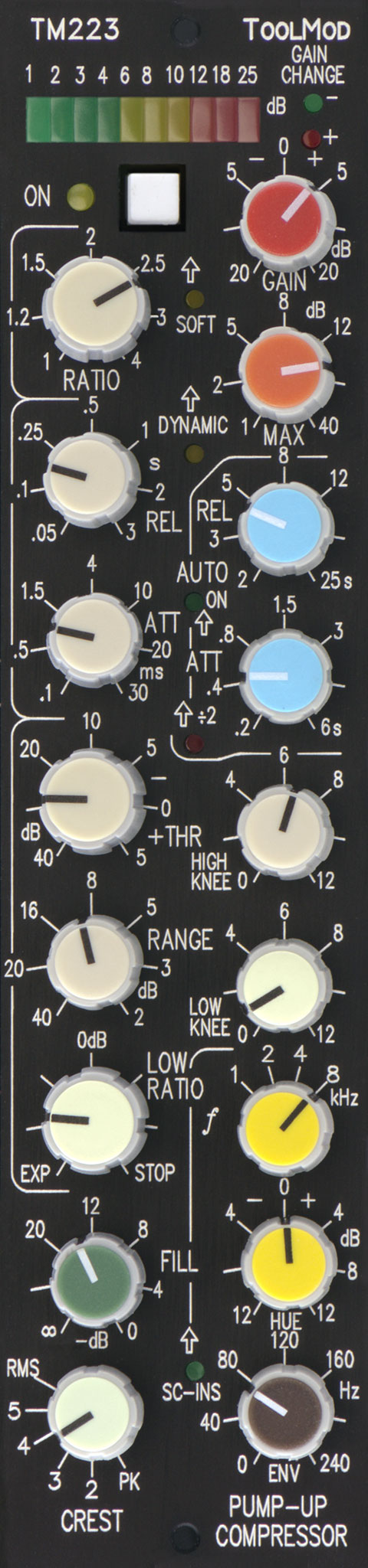 Stereo Pump-Up Compressor, vertical Version