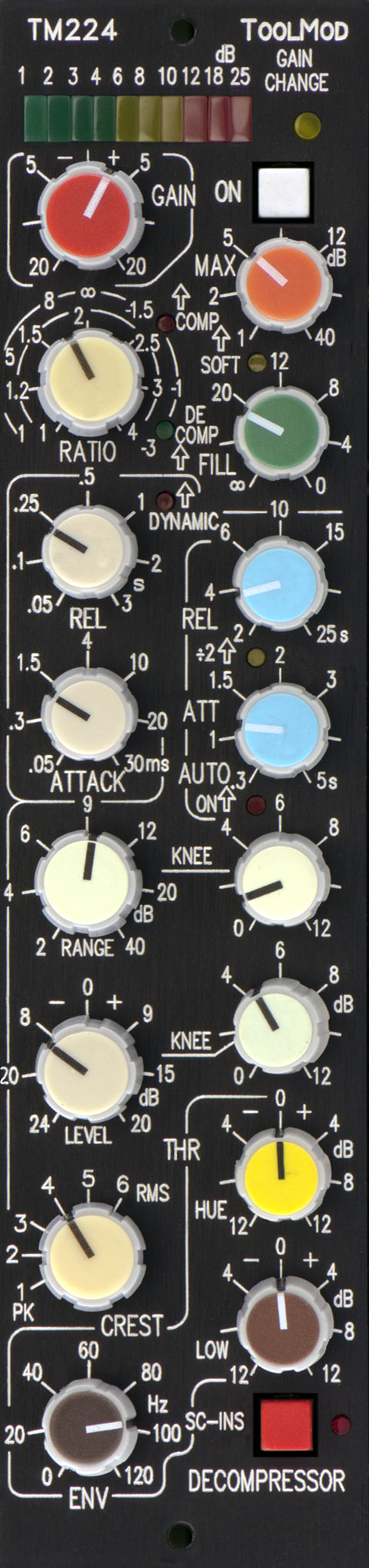 Stereo DeCompressor, vertical Version