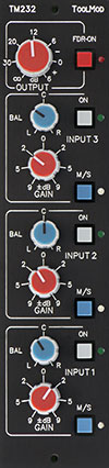 3-Channel M/S Multiband Adder, vertical Version