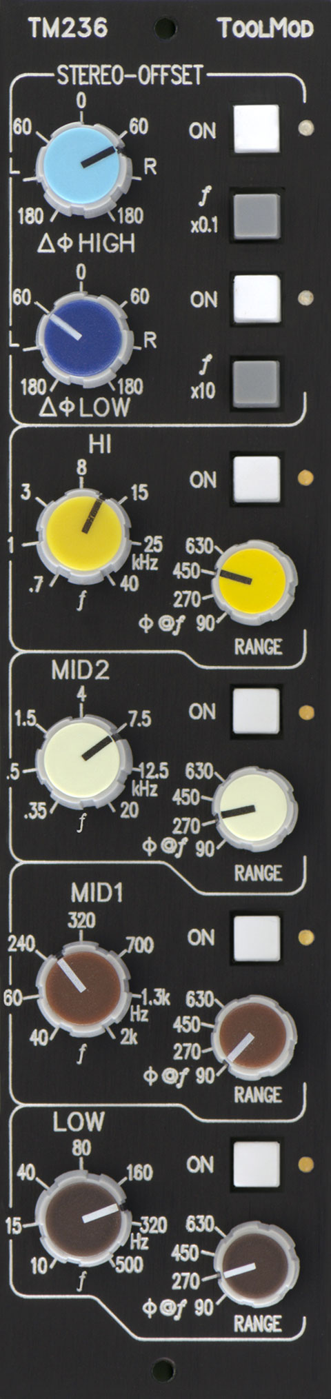 Stereo Phase Equalizer vertical Version