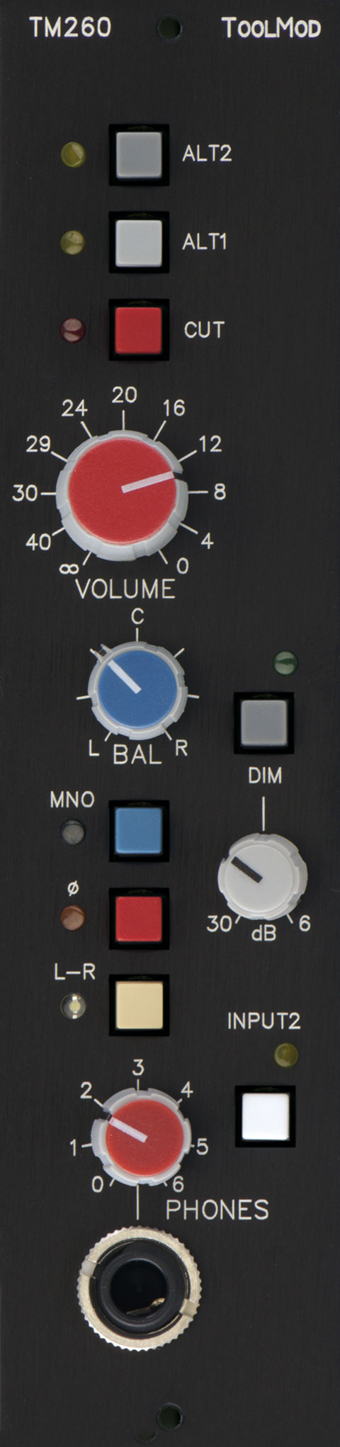 Stereo Control Room Monitor Module, vertical Version