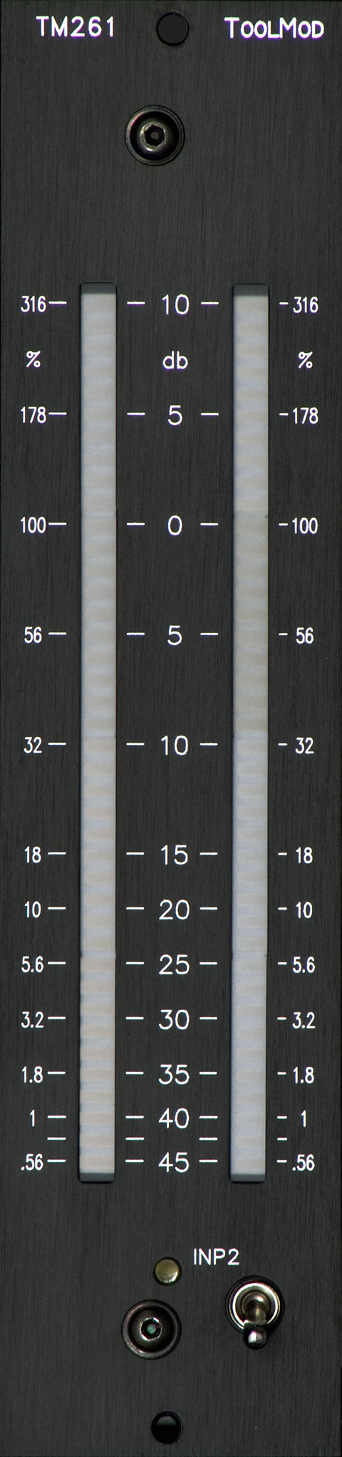 Stereo Led PPM, vertical Version