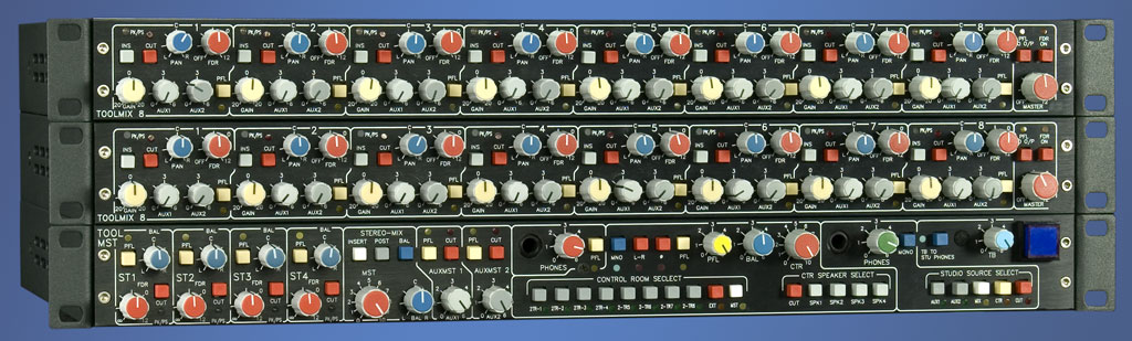 analoge Summing Mixer with 20 Inputs